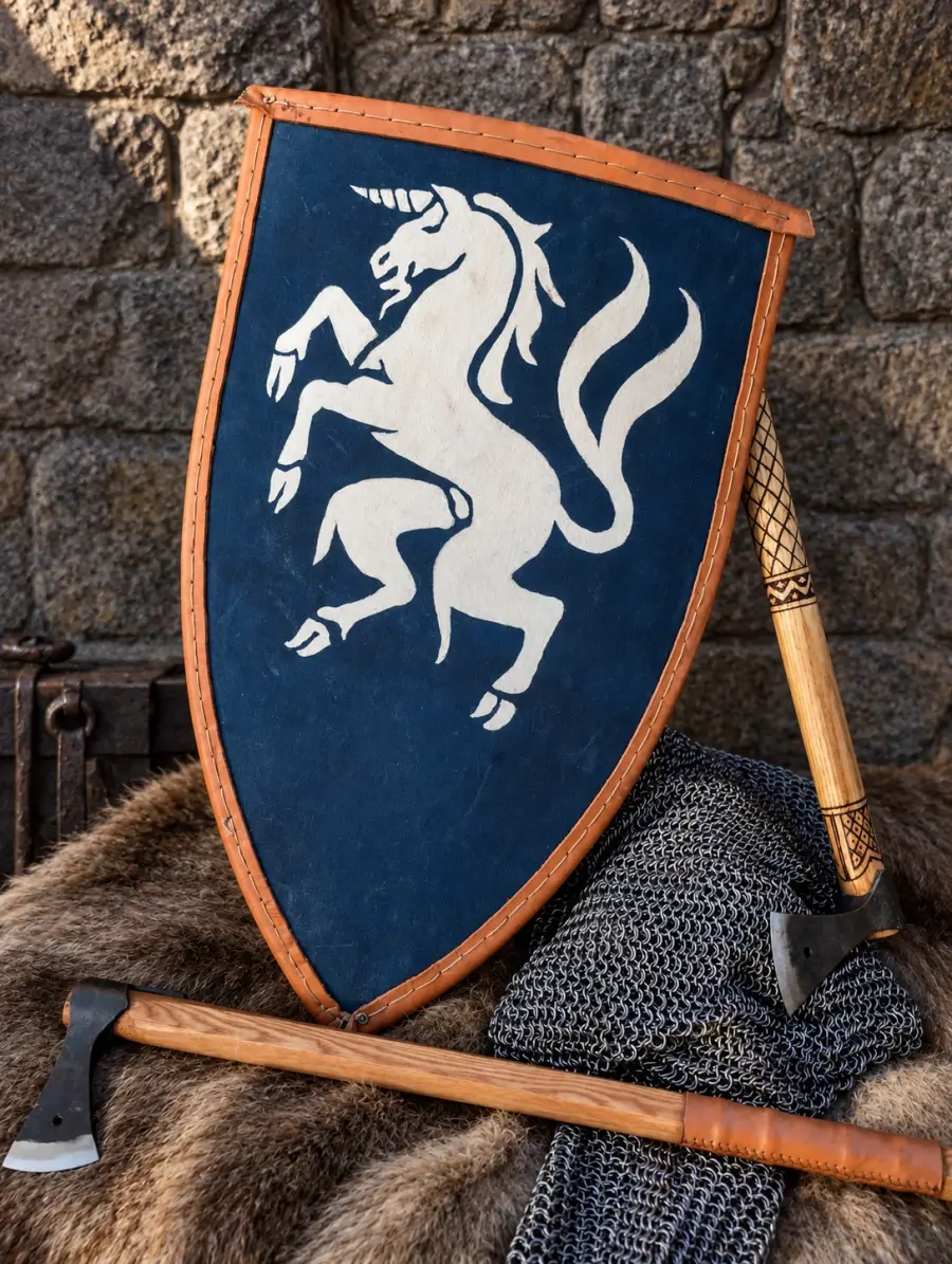 Azure Unicorn Shield – angle 4