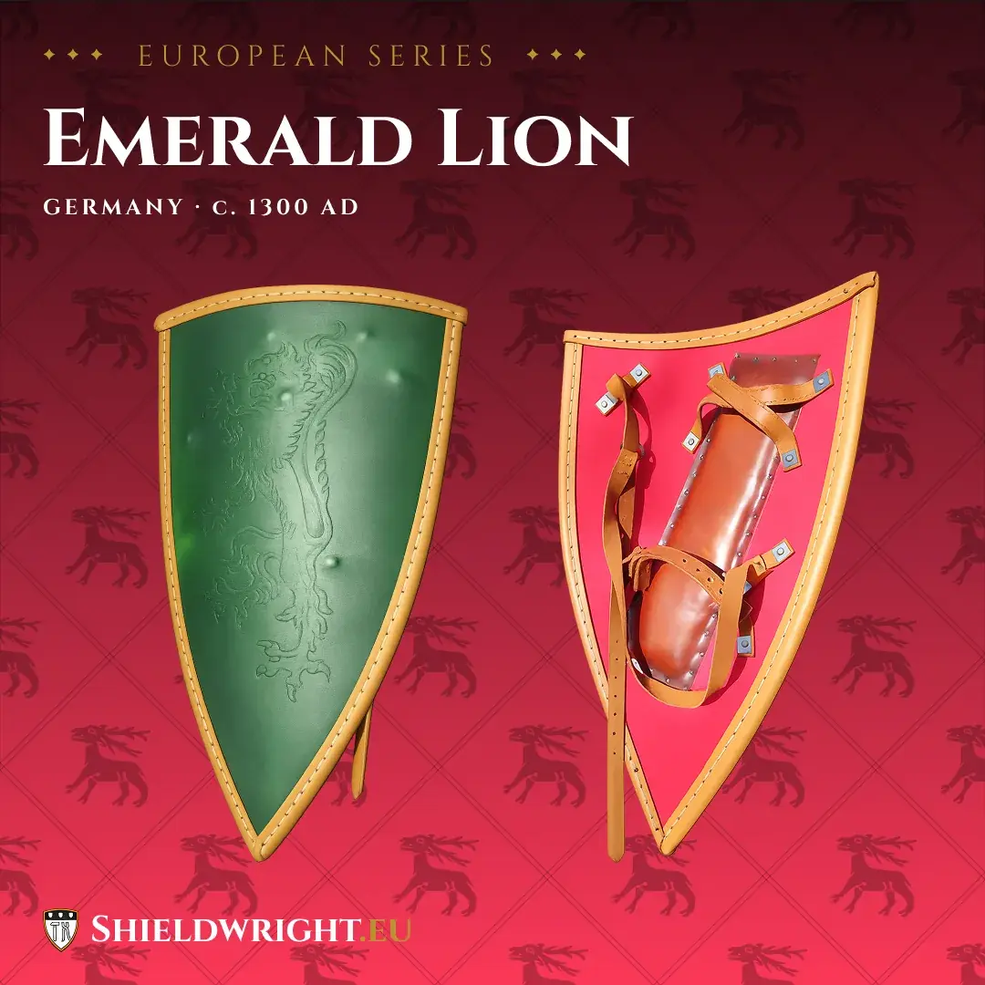 Emerald Lion Shield – angle 6